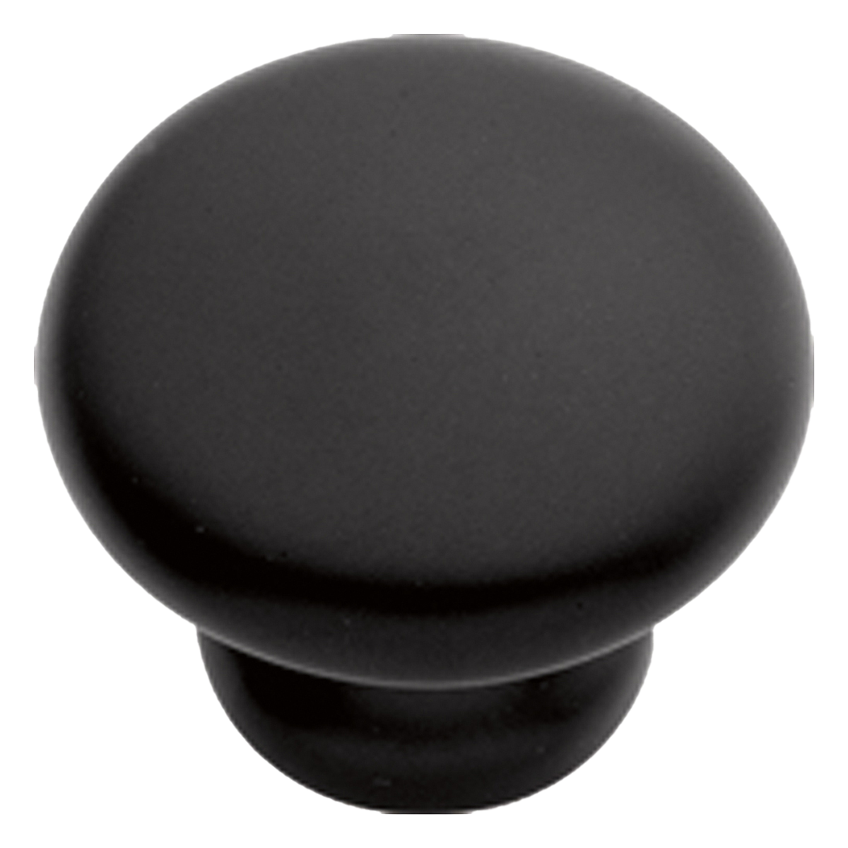 Facette Collection Knob 1-3/8 Inch Diameter Satin Brass Finish