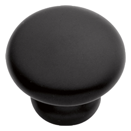 Facette Collection Knob 1-3/8 Inch Diameter Satin Brass Finish