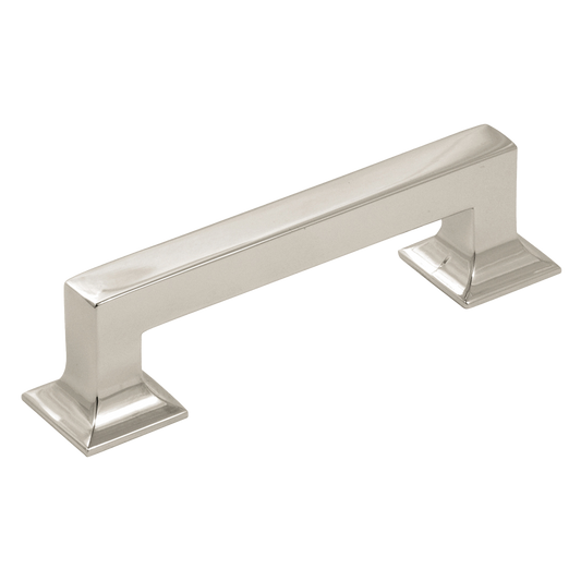 Facette Collection Knob 1-3/8 Inch Diameter Satin Brass Finish