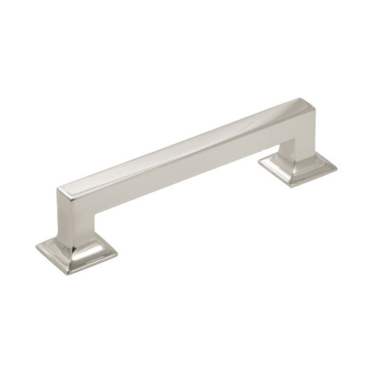 Facette Collection Knob 1-3/8 Inch Diameter Satin Brass Finish