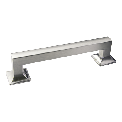 Facette Collection Knob 1-3/8 Inch Diameter Satin Brass Finish