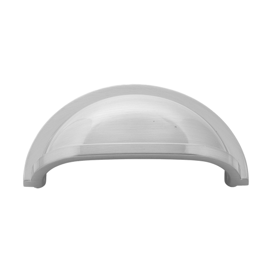 Facette Collection Knob 1-3/8 Inch Diameter Satin Brass Finish