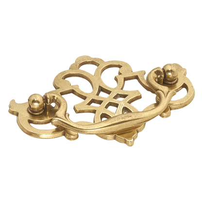 Facette Collection Knob 1-3/8 Inch Diameter Satin Brass Finish