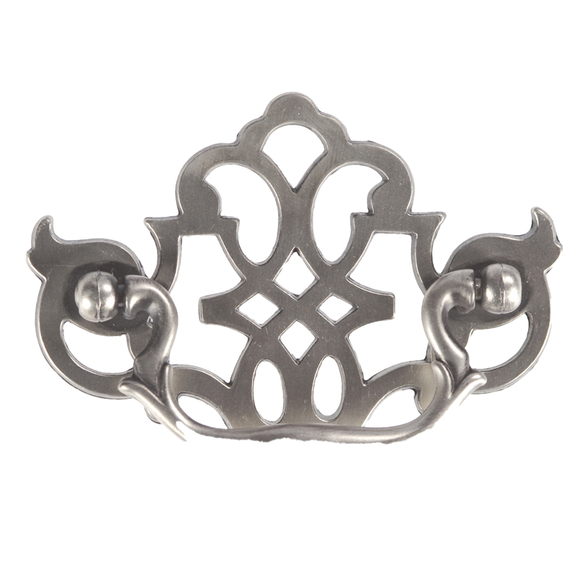 Facette Collection Knob 1-3/8 Inch Diameter Satin Brass Finish