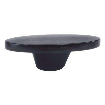 Facette Collection Knob 1-3/8 Inch Diameter Satin Brass Finish