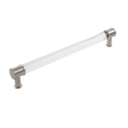 Facette Collection Knob 1-3/8 Inch Diameter Satin Brass Finish