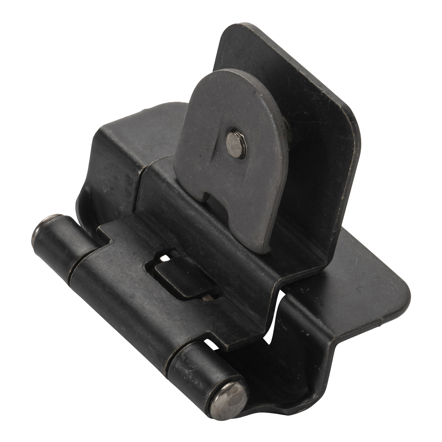 Facette Collection Knob 1-3/8 Inch Diameter Satin Brass Finish