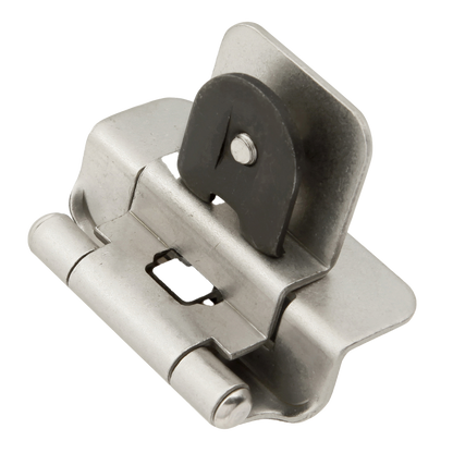 Facette Collection Knob 1-3/8 Inch Diameter Satin Brass Finish