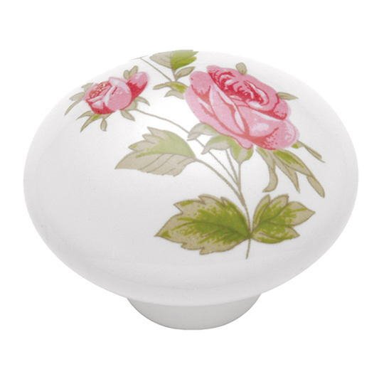 Facette Collection Knob 1-3/8 Inch Diameter Satin Brass Finish