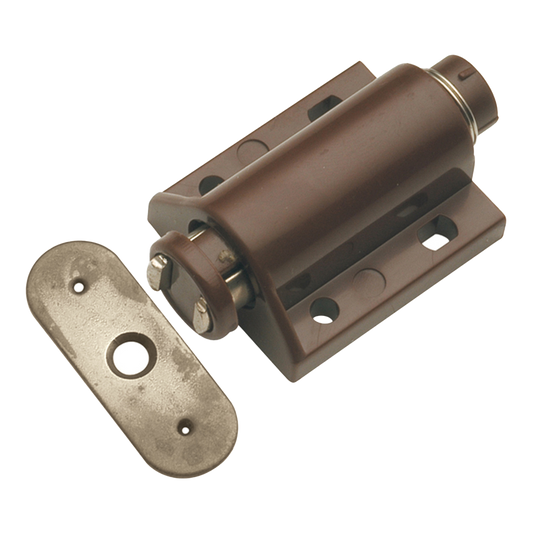 Facette Collection Knob 1-3/8 Inch Diameter Satin Brass Finish