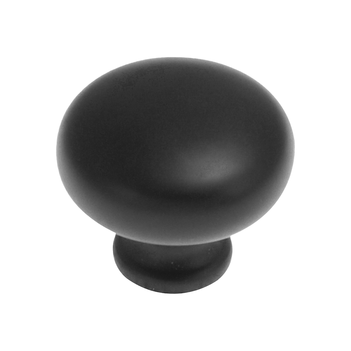 Facette Collection Knob 1-3/8 Inch Diameter Satin Brass Finish