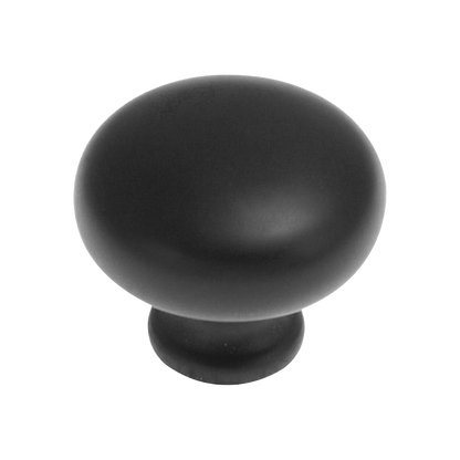 Facette Collection Knob 1-3/8 Inch Diameter Satin Brass Finish