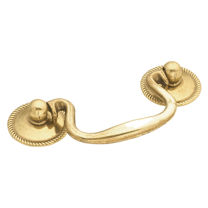 Facette Collection Knob 1-3/8 Inch Diameter Satin Brass Finish