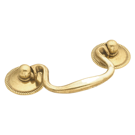 Facette Collection Knob 1-3/8 Inch Diameter Satin Brass Finish