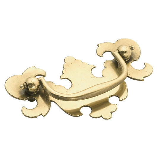 Facette Collection Knob 1-3/8 Inch Diameter Satin Brass Finish