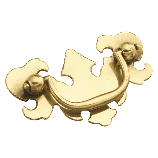 Facette Collection Knob 1-3/8 Inch Diameter Satin Brass Finish