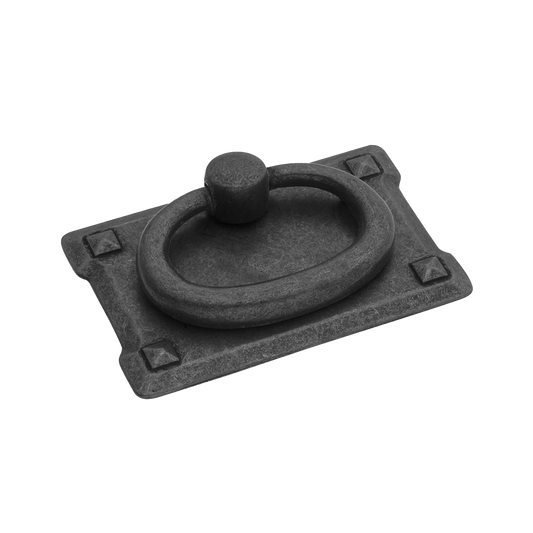 Facette Collection Knob 1-3/8 Inch Diameter Satin Brass Finish