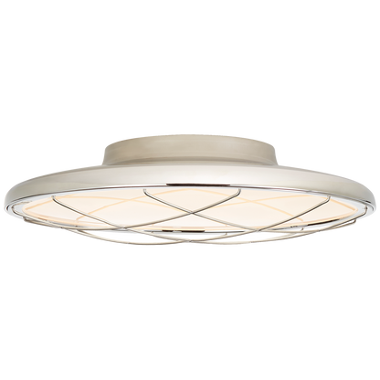 Dot 13" Caged Flush Mount