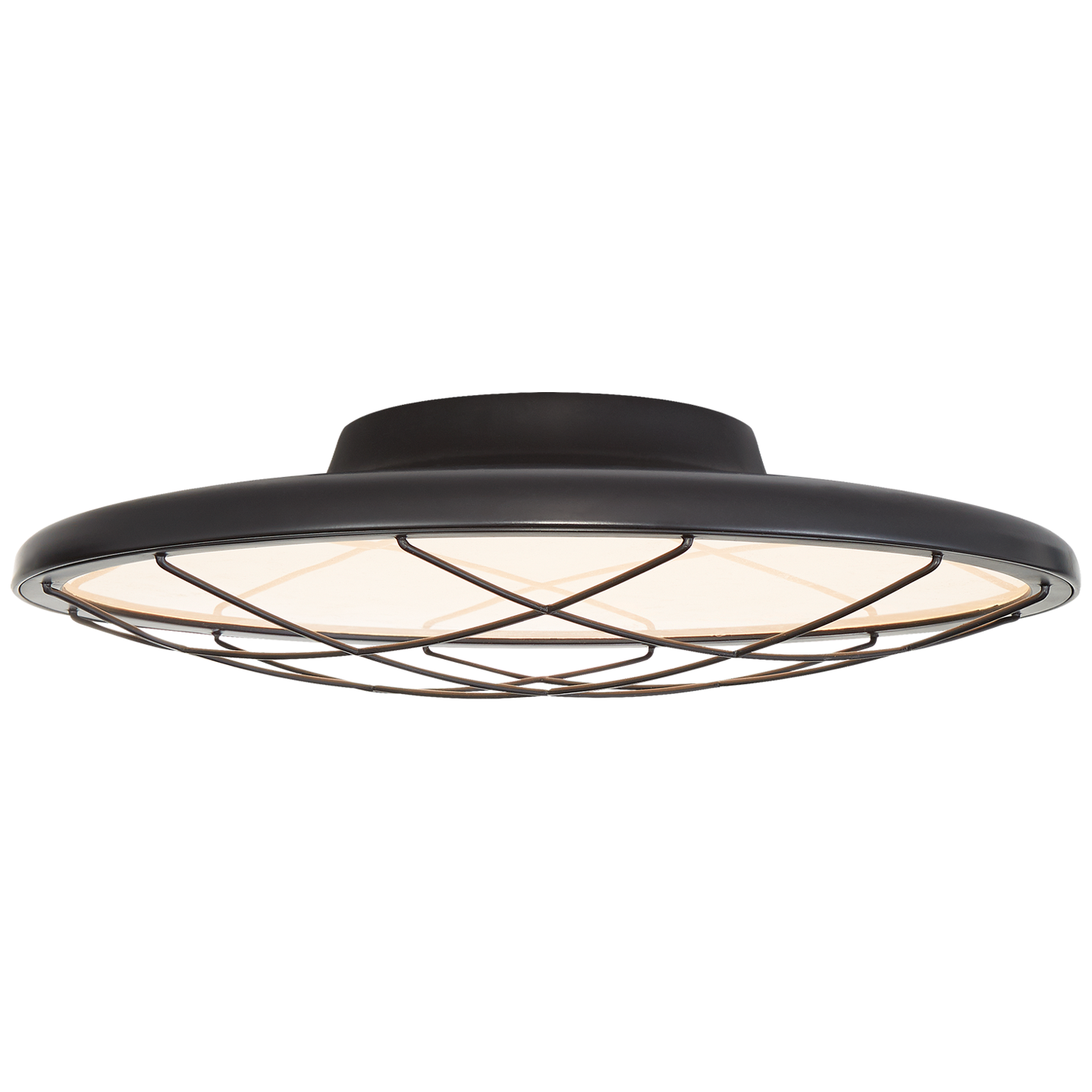 Dot 16" Caged Flush Mount