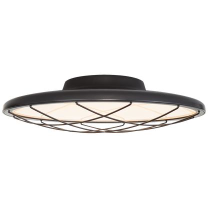 Dot 16" Caged Flush Mount