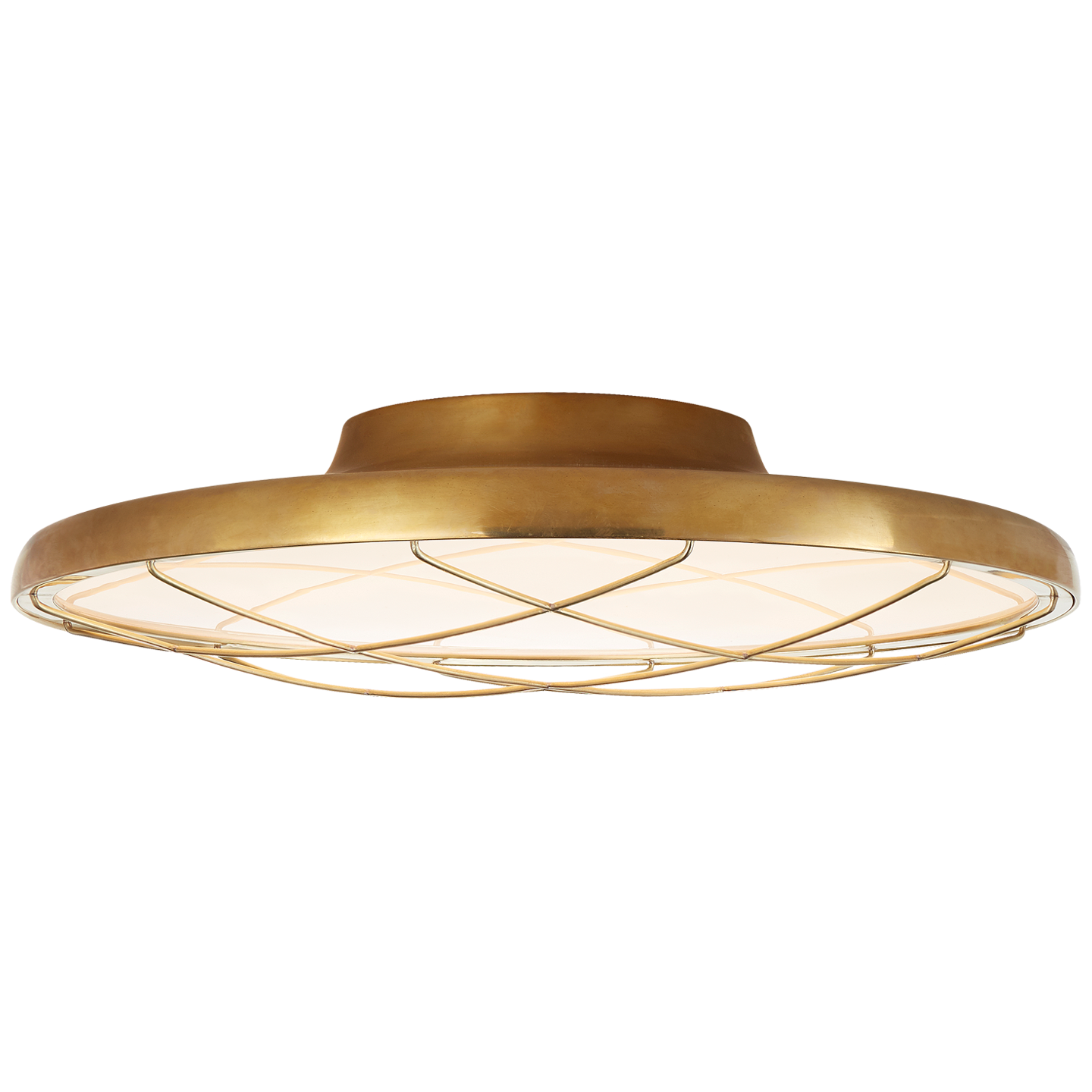 Dot 16" Caged Flush Mount