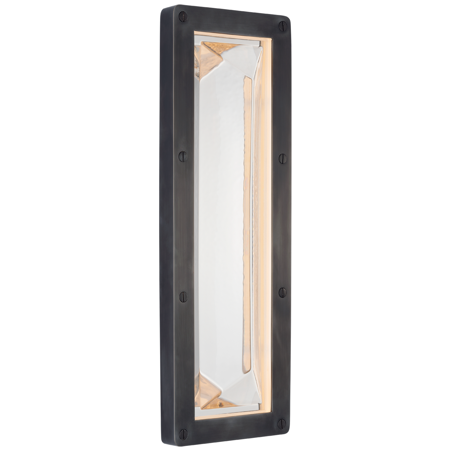 Rolland 16" Sconce in Bronze and Clear Glass