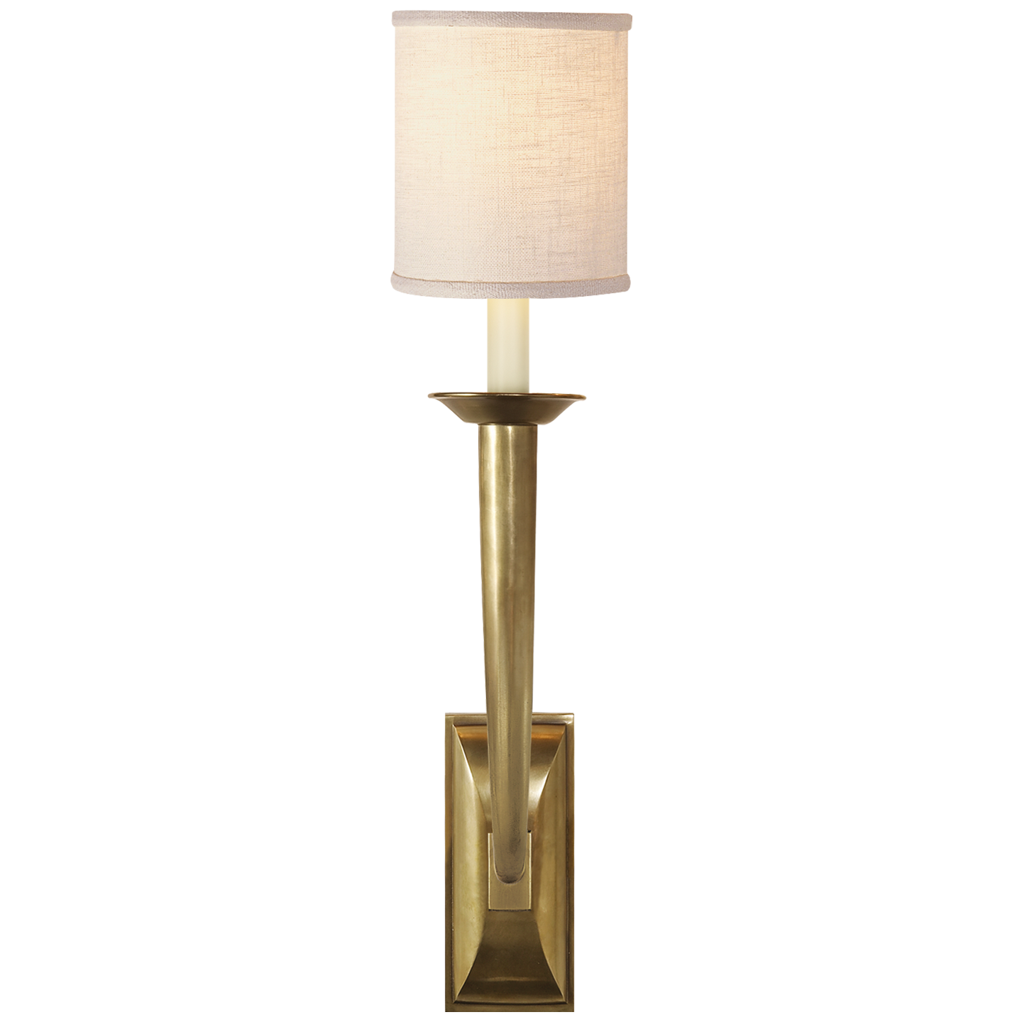 French Deco Horn Sconce