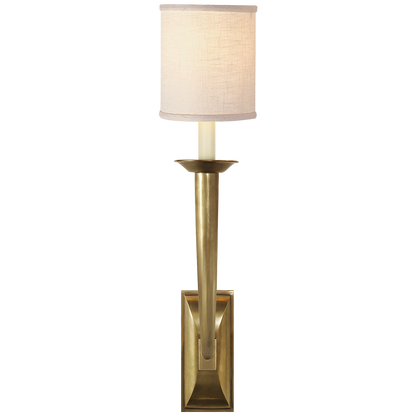 French Deco Horn Sconce