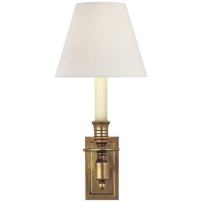 French Single Library Sconce