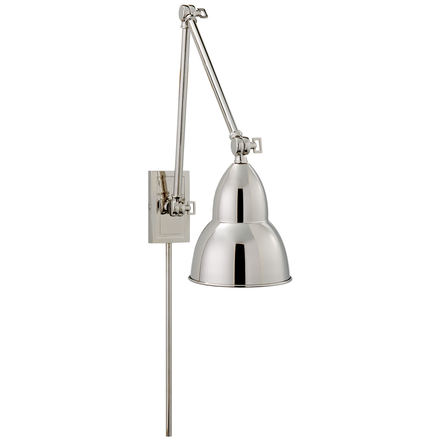 French Library Double Arm Wall Lamp
