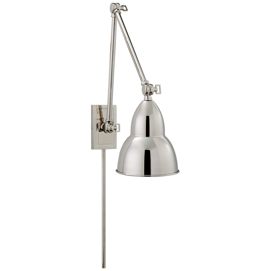French Library Double Arm Wall Lamp