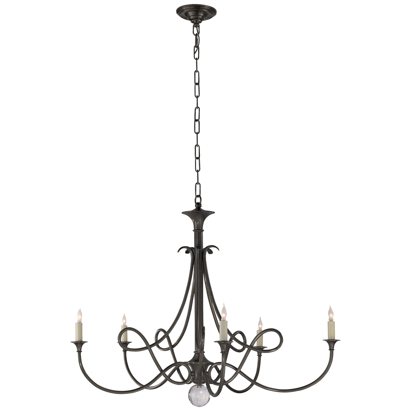 Double Twist Large Chandelier