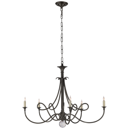 Double Twist Large Chandelier