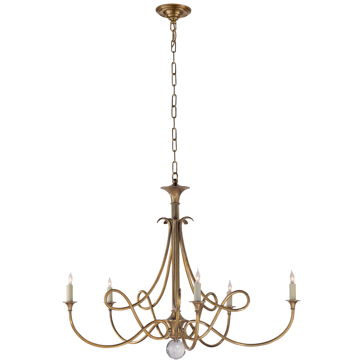 Double Twist Large Chandelier