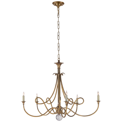 Double Twist Large Chandelier