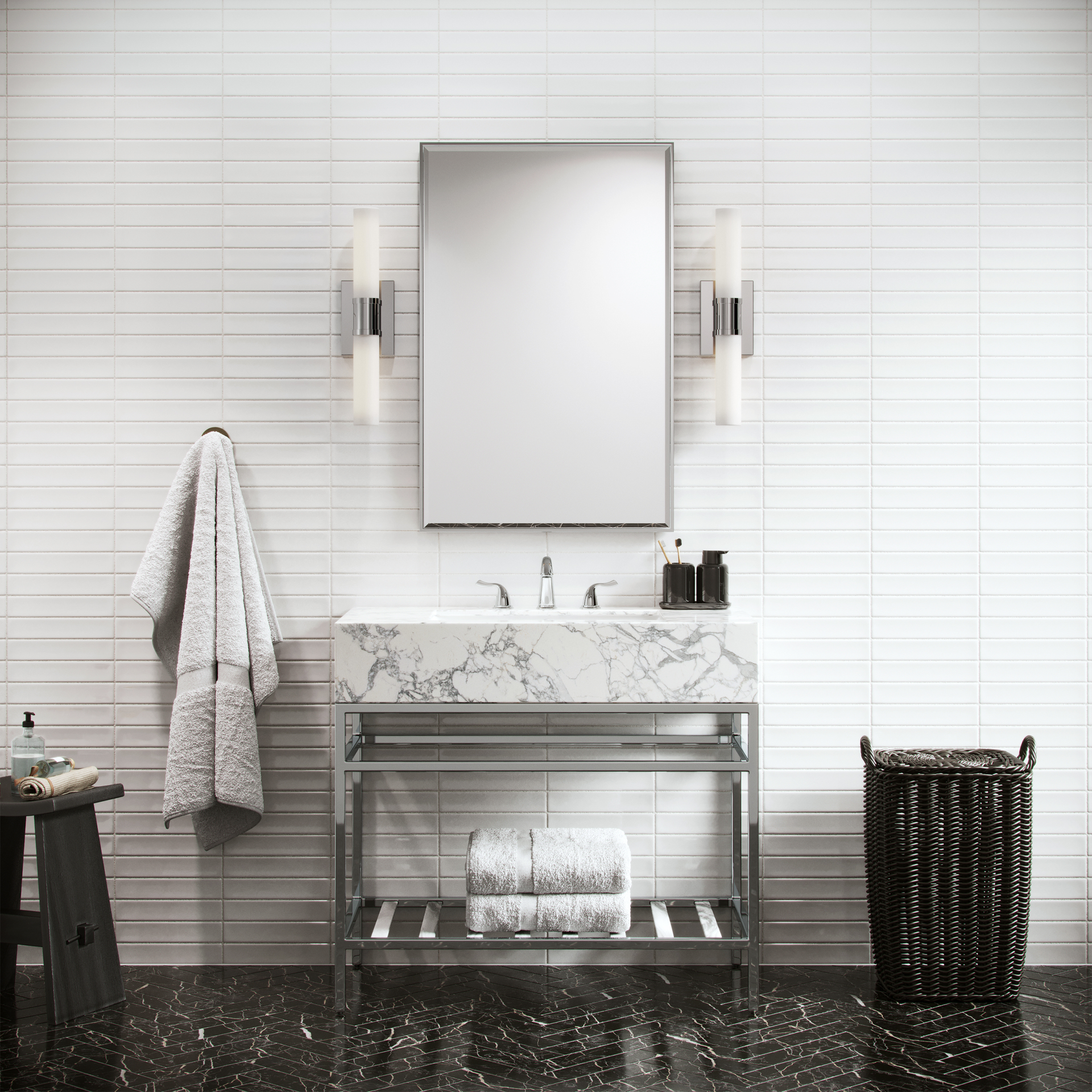 Keaton Medium Two Light Wall / Bath