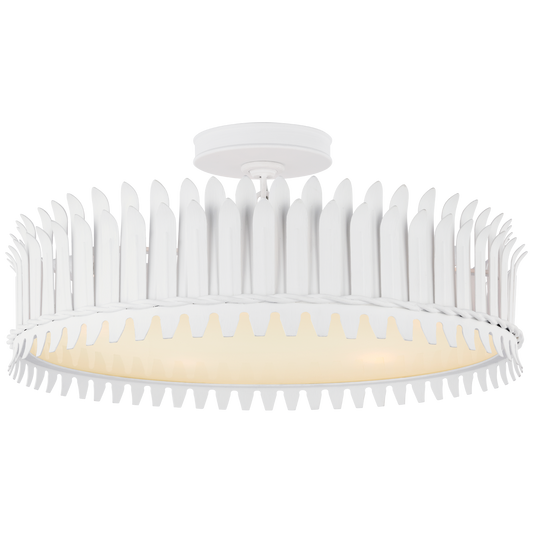 Leslie 21" Semi-Flush