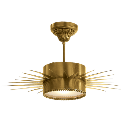 Soleil Medium Semi-Flush