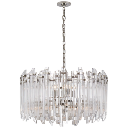 Adele Large Wide Drum Chandelier