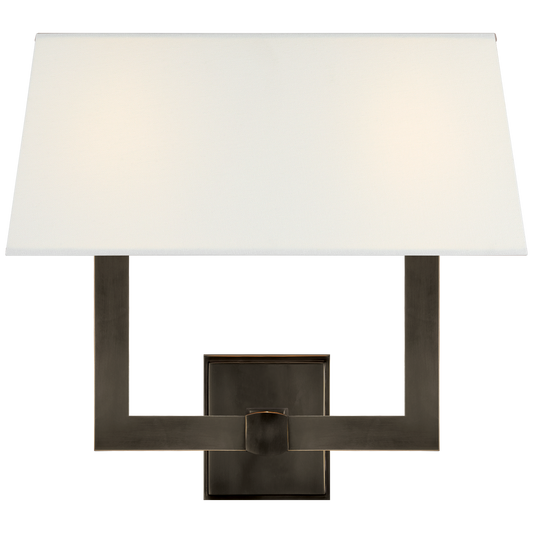 Square Tube Double Sconce