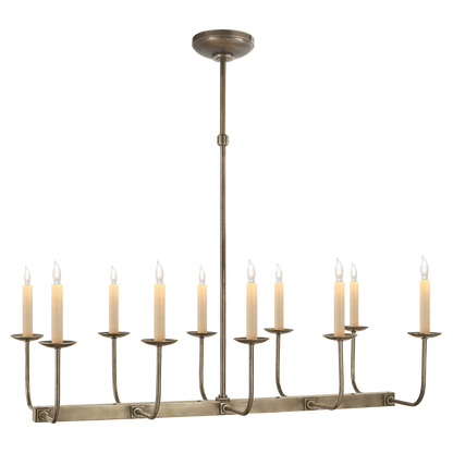 Linear Branched Chandelier