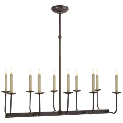 Linear Branched Chandelier