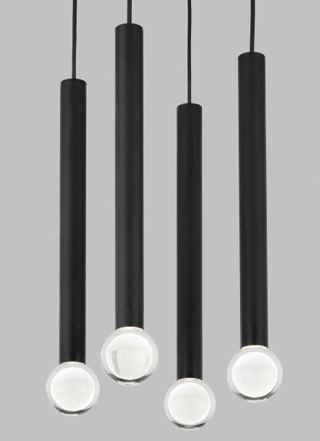 Guyed 4 Light Chandelier