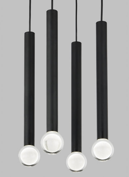 Guyed 4 Light Chandelier