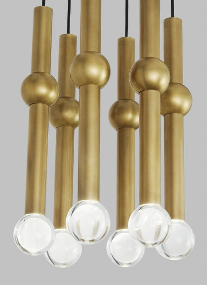 Guyed 6 Light Chandelier