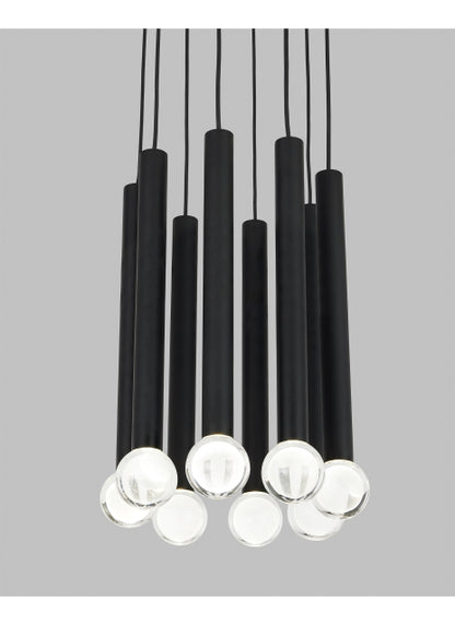 Guyed 8 Light Chandelier
