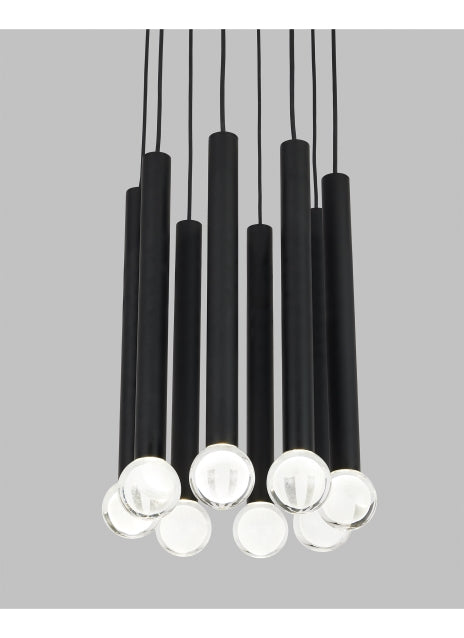 Guyed 8 Light Chandelier
