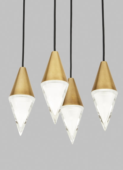 Turret 4 Light Chandelier