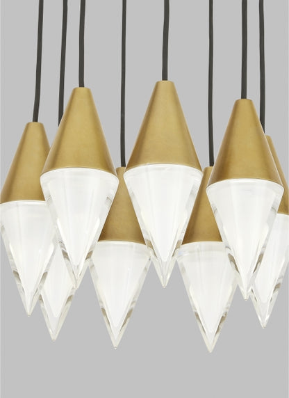 Turret 8 Light Chandelier
