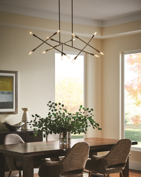 Line Wave 2 Chandelier